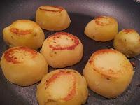 CABALLA AL HORNO CON PATATAS Y SAL DE VINO (Cena#81)