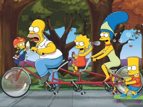 Simpsons TandomBike 1600 1024x768 600x450 Los Simpson y sus nuevas temporadas 27 y 28 hacen historia