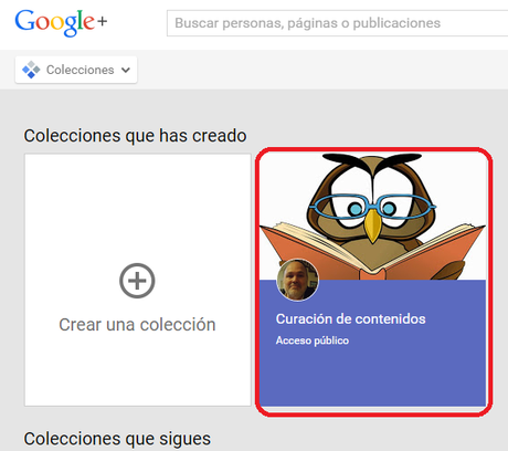 Añadir un tiut a las nuevas Colecciones de Google +