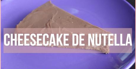 Cheesecake de Nutella Yummy!
