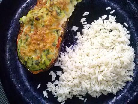 BERENJENAS RELLENAS Y GRATINADAS