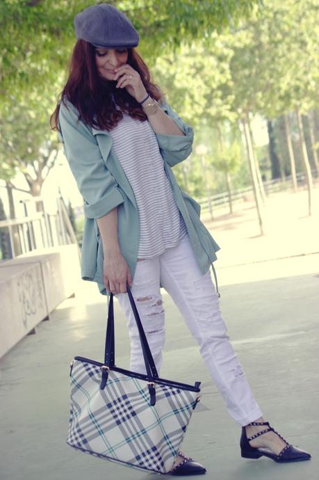 De blanco y a rayas!