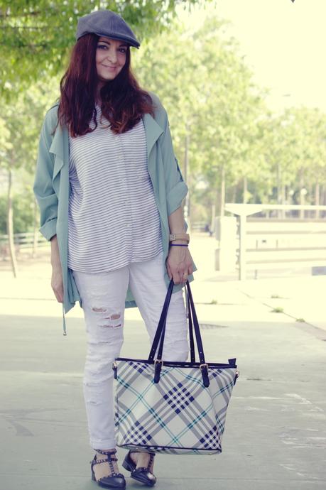 De blanco y a rayas!