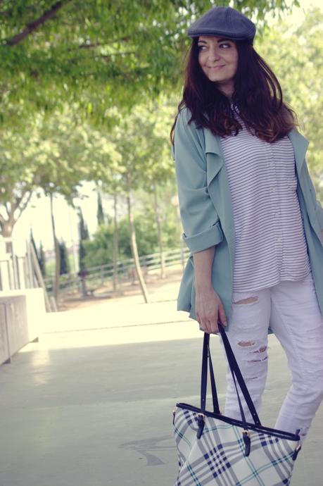 De blanco y a rayas!