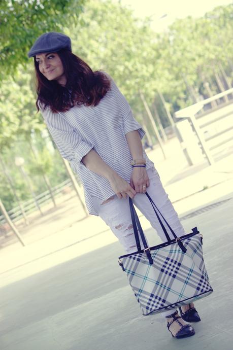 De blanco y a rayas!