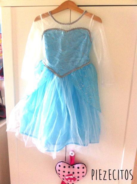 vestido Elsa Frozen