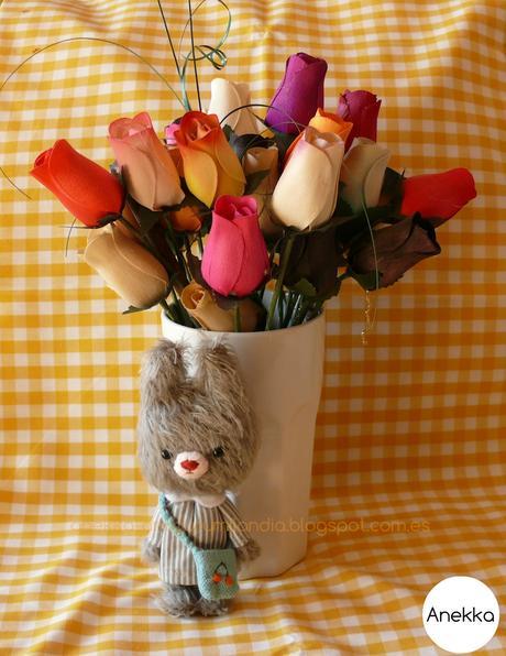 kawaii doll mohair mohair plush cute anekka handmade