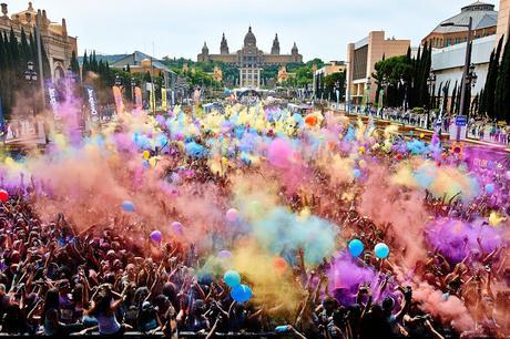 The Color Run by Desigual  Barcelona 2015