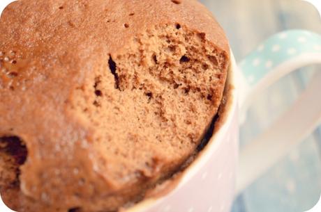 Mug cake de chocolate