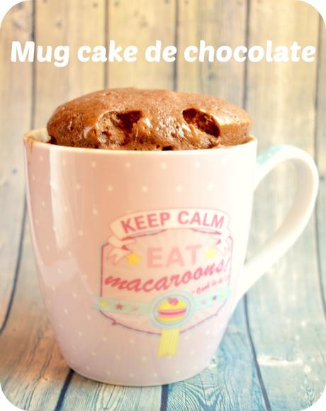 Mug cake de chocolate
