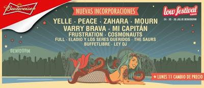 Low Festival 2015: Yelle, Peace, Zahara, Mourn, Varry Brava, Mi Capitán, Full, Eladio y Los Seres Queridos...