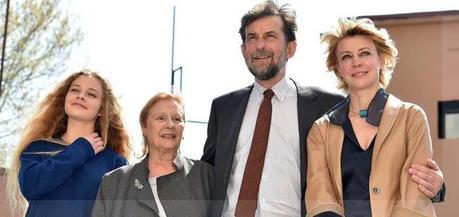 De izquierda a derecha, Beatrice Mancini, Giulia Lazzarini, Nanni Moretti, Margherita Buy. Copyright ANSA.