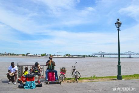 o al borde del Mississippi