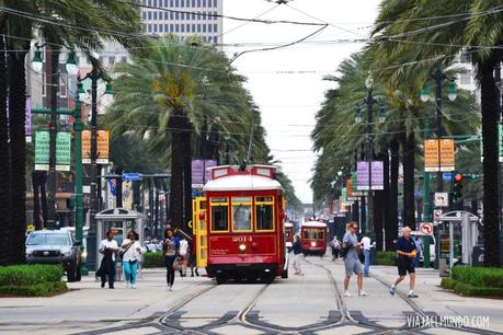 Todo confluye en la calle Canal con el ir y venir de sus tranvías