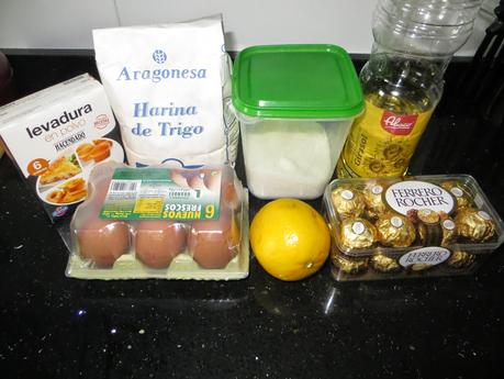 MAGDALENAS RELLENAS DE FERRERO ROCHE