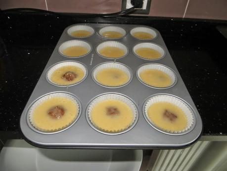 MAGDALENAS RELLENAS DE FERRERO ROCHE