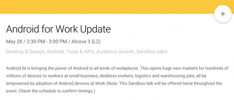 Android M se presentará en el Google I/O 2015 Android M se presentará en el Google I/O 2015