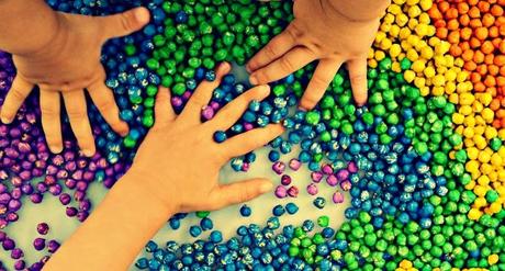 Materiales DIY: las Cajas sensoriales, Caja de la primavera