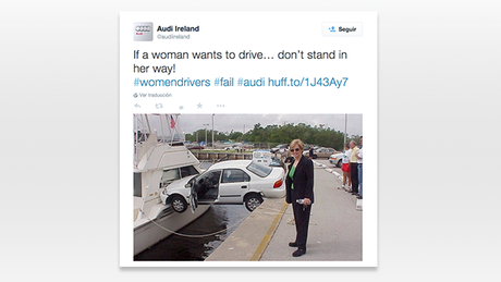 Audi quiere acabar con el estereotipo negativo de las mujeres conductoras en Twitter