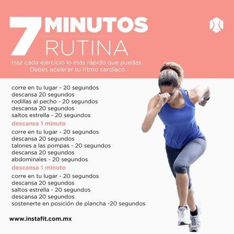 Rutina de ejercicios en solo 7 minutos