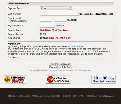 Como contratar Hosting en Inmotion