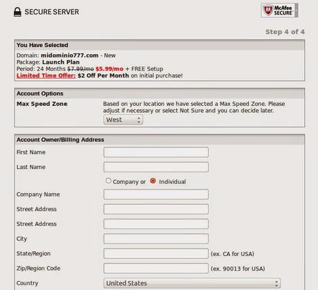 Como contratar Hosting en Inmotion