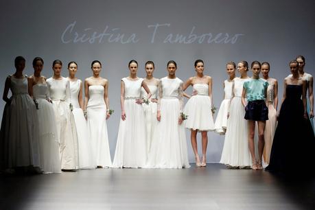 Cristina Tamborero: nace una nueva estrella blanca en el universo de la alta costura nupcial durante la Barcelona Bridal Week 2015