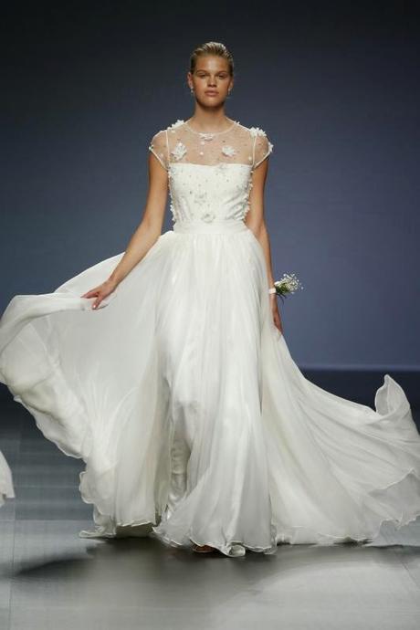 Vestido de novia Cristina Tamborero 2016 - Foto: Fira de Barcelona