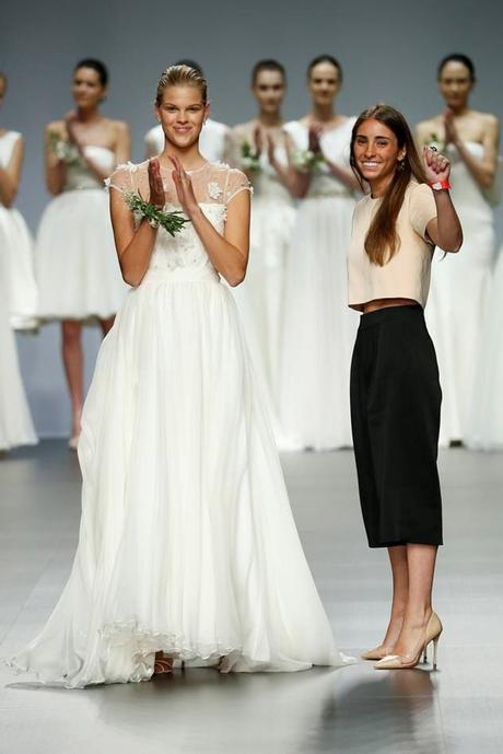 Cristina Tamborero: nace una nueva estrella blanca en el universo de la alta costura nupcial durante la Barcelona Bridal Week 2015