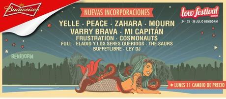 Nuevas confirmaciones del Low Festival: Yelle, Peace y Mourn entre otros