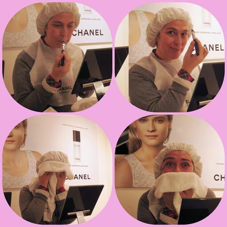 Las limpiadoras de Chanel: Probando, probando Lait Confort.