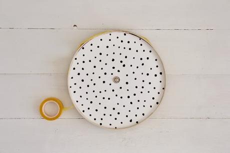 DIY Reloj Polka Dots
