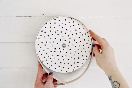 DIY Reloj Polka Dots
