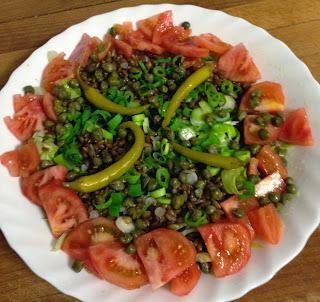 Ensalada de cebada cocida