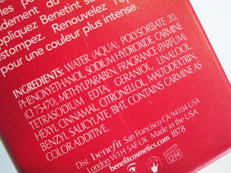 Liquid Blush HD de EGO PROFESIONAL VS Benetint de Benefit