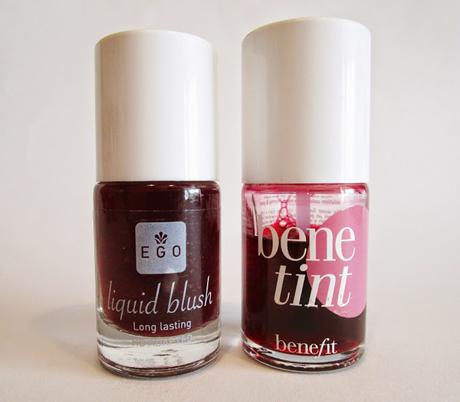 Liquid Blush HD de EGO PROFESIONAL VS Benetint de Benefit