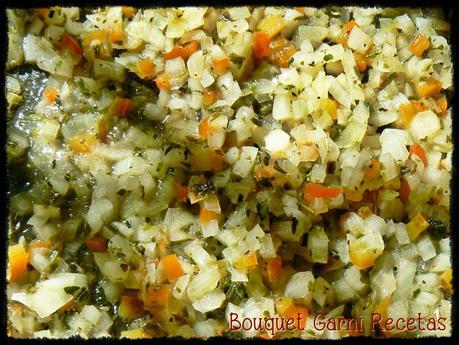 Salteado de quinua y espinacas