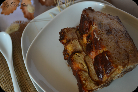 Pudin con sobras de bizcocho