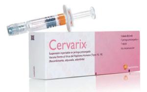 Cervarix vacuna papiloma GlaxoSmithKline reacciones adversas medicamentos