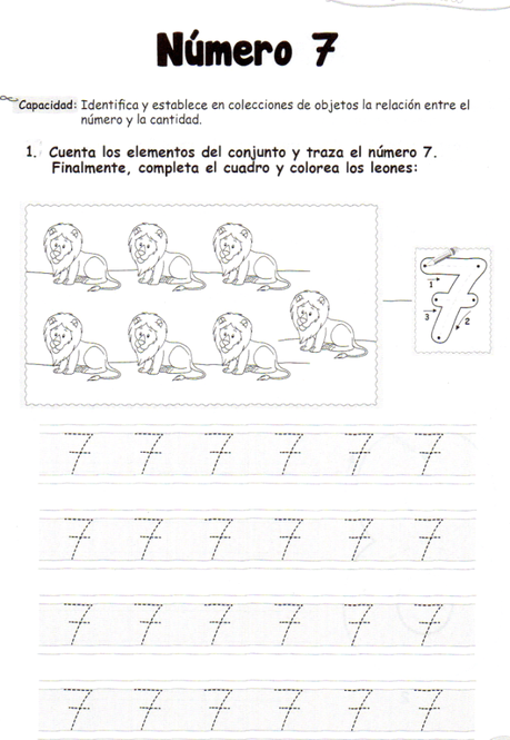 El número 7: 5 años