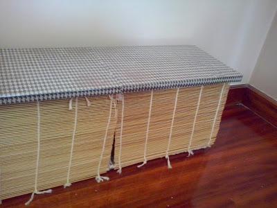 ♥ ♥ ♥ MUEBLE AUXILIAR PARA ALMACENAJE RECICLANDO VARIAS PIEZAS