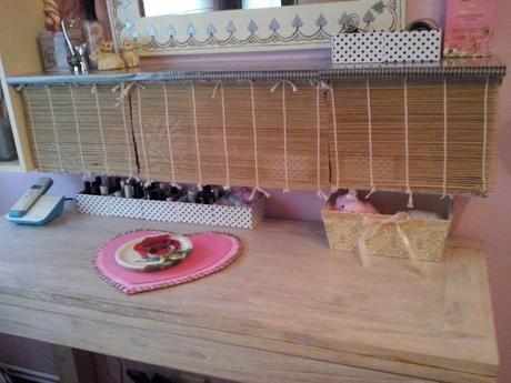 ♥ ♥ ♥ MUEBLE AUXILIAR PARA ALMACENAJE RECICLANDO VARIAS PIEZAS