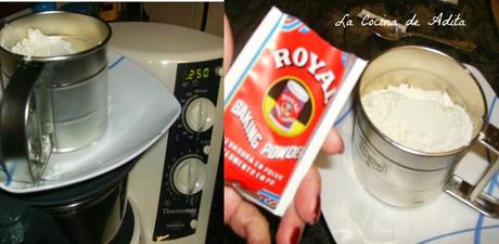 Conos de bizcochos, rellenos con frutas escarchadas