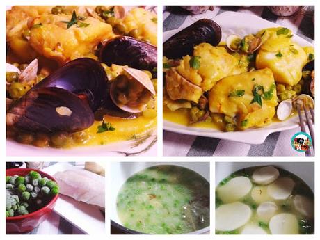 Merluza con mariscos
