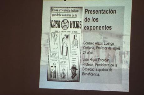 Gonzalo A. Luengo O. presenta libro de la Familia Hojas, de Burgos, en la ciudad de Chillán