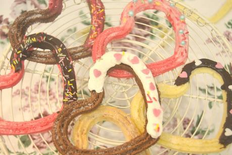 Churros en forma de corazón ♥ Especial San Valentín churros corazon