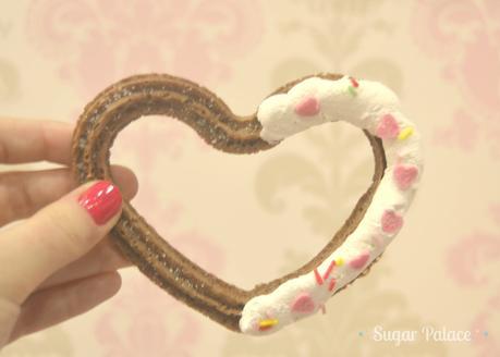 Churros en forma de corazón ♥ Especial San Valentín churros corazon