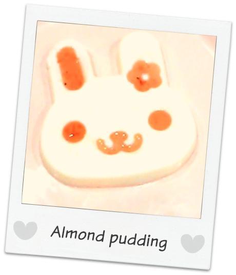 ✿ Conejitos de Pudding de Almendra ✿