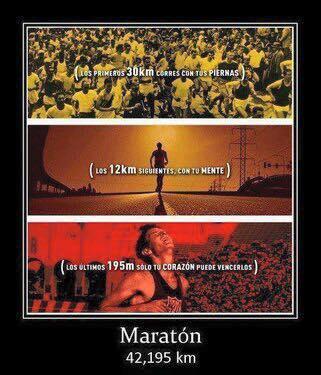 La maratón, algo más que 42,195 kilómetros Los sentimientos durante una maraton