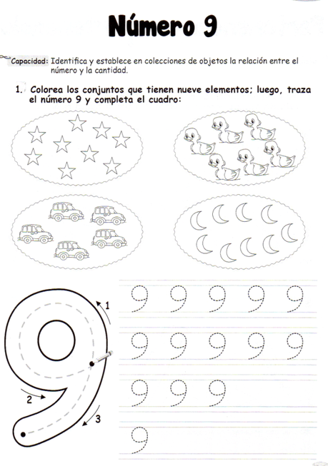 El número 9: 5 años El número 9: 5 años